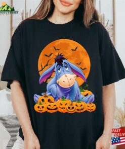 Disney Eeyore Pumpkin Shirt Halloween Winnie The Pooh Disneyland Matching Party Gift 2023 Hoodie Sweatshirt
