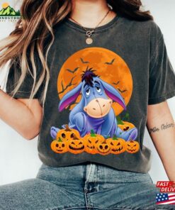 Disney Eeyore Pumpkin Shirt Halloween Winnie The Pooh Disneyland Matching Party Gift 2023 Hoodie Sweatshirt