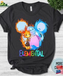 Disney Elemental 2023 Shirt Pixar Ember Wade Clod Grale Hoodie T-Shirt