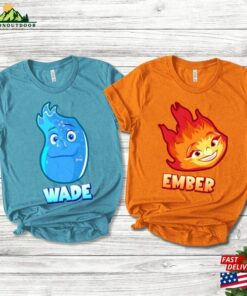 Disney Elemental Characters Shirt Pixar 2023 Movie Hoodie Sweatshirt