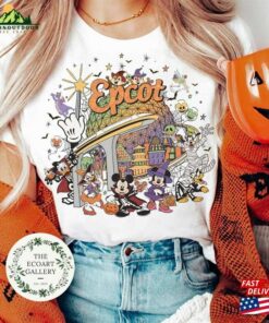 Disney Epcot Center Halloween Shirt Mickey’s Not So Scary Party Hoodie Unisex