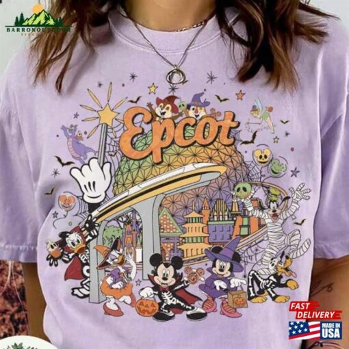 Disney Epcot Center Halloween Shirt Mickey’s Not So Scary Party Hoodie Unisex