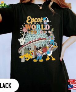 Disney Epcot World Tour Comfort Colors Shirt Retro Mickey And Friends Sweatshirt T-Shirt 2 Disney Epcot World Tour Comfort Colors Shirt Retro Mickey And Friends Sweatshirt T Shirt 3