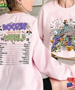 Disney Epcot World Tour Shirt Halloween Boozin Around The 2023 Classic Sweatshirt 3 Disney Epcot World Tour Shirt Halloween Boozin Around The 2023 Classic Sweatshirt 4