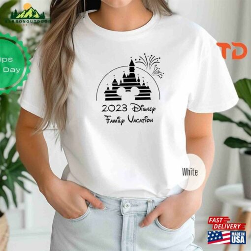 Disney Family Vacation 2023 Shirt Castle Walt Shirts Classic Unisex