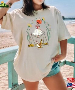 Disney Flower Tightrope Walker Shirt Girl Haunted Mansion Sweatshirt Halloween Party Tee Hoodie Classic