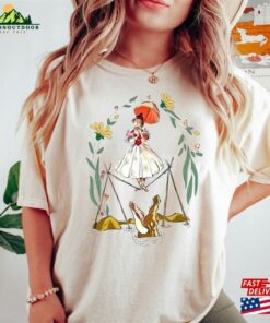 Disney Flower Tightrope Walker Shirt Girl Haunted Mansion Sweatshirt Halloween Party Tee Hoodie Classic