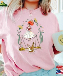 Disney Flower Tightrope Walker Shirt Girl Haunted Mansion Sweatshirt Halloween Party Tee Hoodie Classic 3