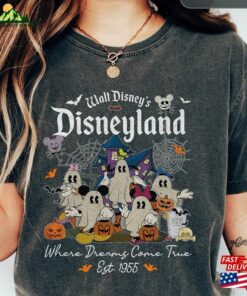 Disney Ghost Halloween Shirt Vintage Disneyland Trick Or Treat Mickey Classic Hoodie