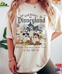 Disney Ghost Halloween Shirt Vintage Disneyland Trick Or Treat Mickey Classic Hoodie