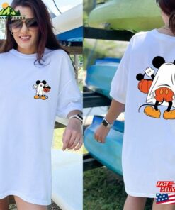 Disney Halloween 2 Sided Comfort Colors Shirt Mickey T-Shirt Hoodie
