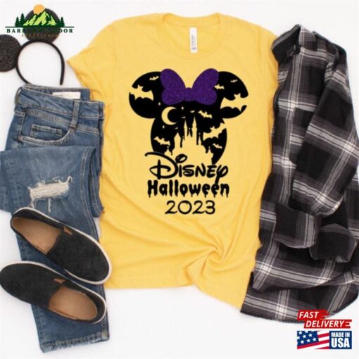 Disney Halloween 2023 Mickey Minnie Hoodie Unisex