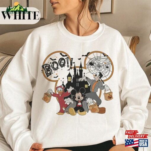 Disney Halloween 2023 Shirt Mickey And Friends Unisex Sweatshirt