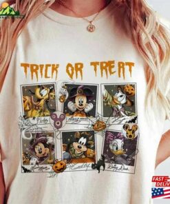 Disney Halloween Comfort Colors Shirt Mickey And Friends Polaroid Hoodie Sweatshirt