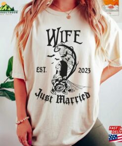 Disney Halloween Couple Jack And Sally Shirt Husband Wife Just Married Anniversary Matching Classic T Shirt 3