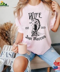 Disney Halloween Couple Jack And Sally Shirt Husband Wife Just Married Anniversary Matching Classic T Shirt 4