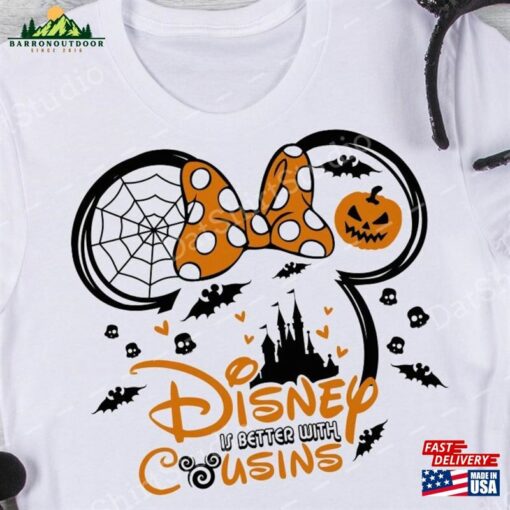 Disney Halloween Cousin Crew Shirts Vacation 2023 T-Shirt Hoodie