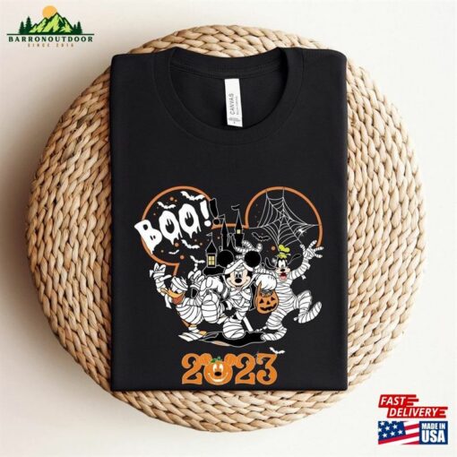 Disney Halloween Crew Shirts 2023 Mickey And Friend Shirt T-Shirt Hoodie