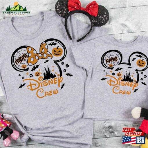 Disney Halloween Crew Shirts Custom Matching Classic Unisex