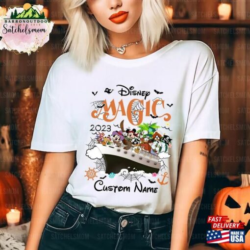 Disney Halloween Cruise Shirt On The High Seas Mickey Pumpkin Spice Ghost Classic T-Shirt