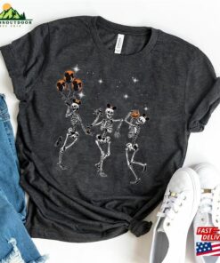 Disney Halloween Dacing Skeleton Mickey Ears Shirt Disneyland Family T Shirt Sweatshirt 3