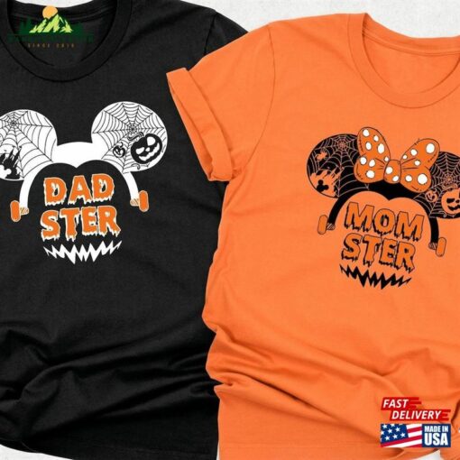 Disney Halloween Family Shirt Momster Matching Disneyworld Classic Hoodie