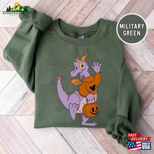 Disney Halloween Figment Shirt Purple Dragon Sweatshirt Disneyland Hoodie Classic