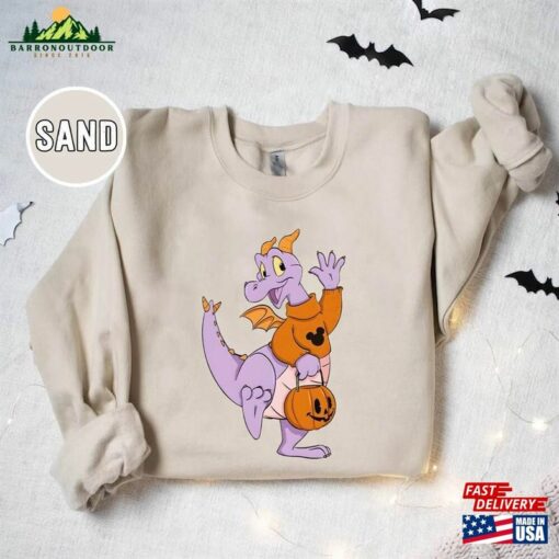 Disney Halloween Figment Shirt Purple Dragon Sweatshirt Disneyland Hoodie Classic