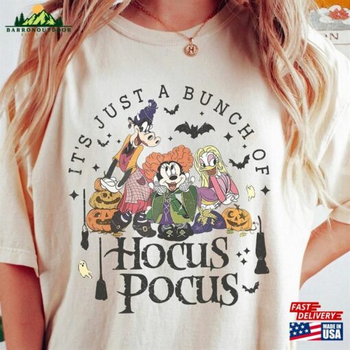 Disney Halloween Hocus Pocus Comfort Colors T-Shirt It’s Just A Bunch Of Unisex Classic