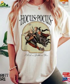 Disney Halloween Hocus Pocus Shirt I Put A Spell On You Comfort Colors Sanderson Sisters Unisex Classic