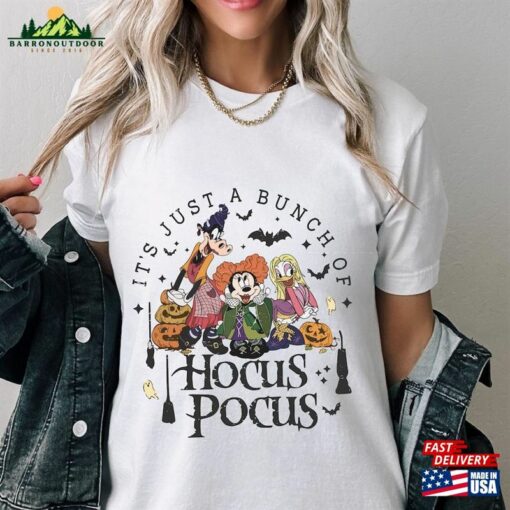 Disney Halloween Hocus Pocus Shirt It’s Just A Bunch Of Hoodie Unisex