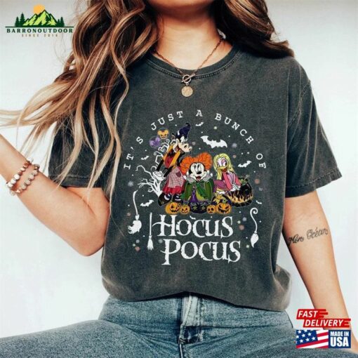 Disney Halloween Hocus Pocus Shirt It’s Just A Bunch Of Tee Hoodie Unisex