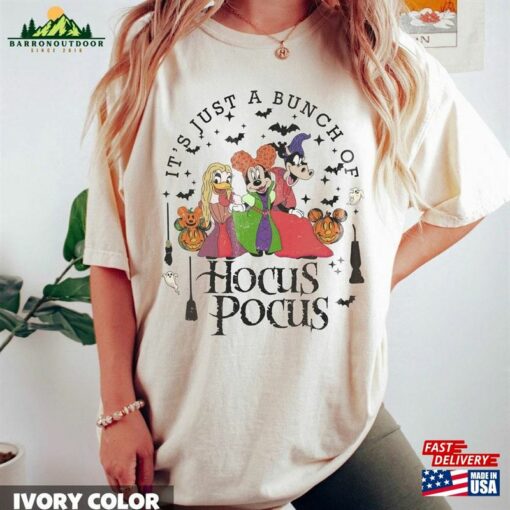Disney Halloween Hocus Pocus Shirts It’s Just A Bunch Of Hoodie Sweatshirt