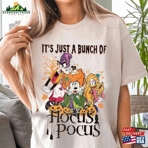 Disney Halloween Hocus Pocus Sweatshirt It’s Just A Bunch Of Shirt Unisex Classic