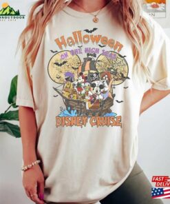 Disney Halloween On The High Seas 2023 Comfort Colors Shirt Vintage Cruise Classic Sweatshirt