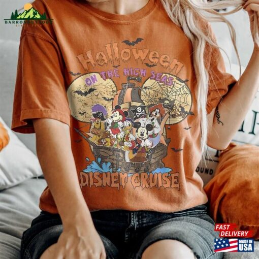 Disney Halloween On The High Seas 2023 Comfort Colors Shirt Youth Cruise Tee Classic T-Shirt