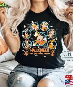 Disney Halloween On The High Seas 2023 Shirt Mickey And Friends Cruise Shirts Sweatshirt Classic 3