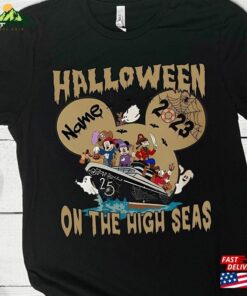 Disney Halloween On The High Seas 2023 T-Shirt Shirt Mickey Ghost Classic Hoodie