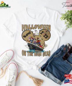 Disney Halloween On The High Seas 2023 T Shirt Shirt Mickey Ghost Classic Hoodie 3