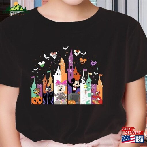 Disney Halloween Party Shirt Mickey Mouse Disneyworld Hoodie T-Shirt