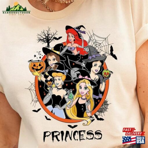 Disney Halloween Princess Shirts Disneyland Tee T-Shirt Sweatshirt