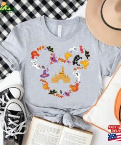 Disney Halloween Shirt Mickey T-Shirts 2023 Gift T-Shirt Classic