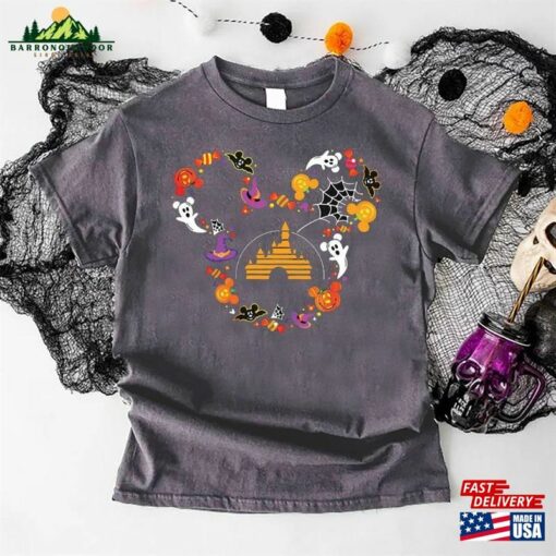 Disney Halloween Shirt Mickey T-Shirts 2023 Gift T-Shirt Classic