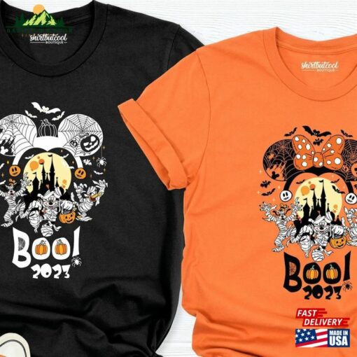 Disney Halloween Shirt Mickey Tee Disneyland Party Tshirt Hoodie Unisex