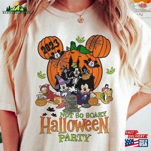 Disney Halloween Shirt Mickey’s Not So Scary Party Classic Hoodie