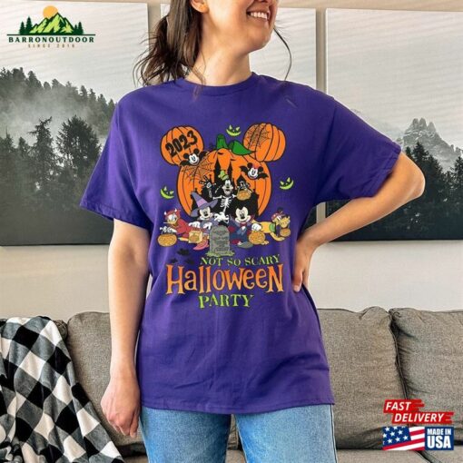 Disney Halloween Shirt Mickey’s Not So Scary Party Classic Hoodie