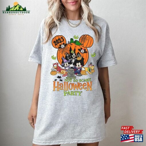 Disney Halloween Shirt Mickey’s Not So Scary Party Classic Hoodie