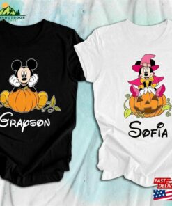 Disney Halloween Shirt Pumpkin Family T-Shirt Hoodie