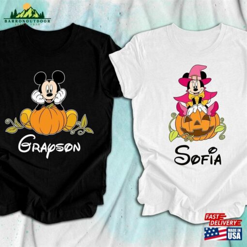 Disney Halloween Shirt Pumpkin Family T-Shirt Hoodie