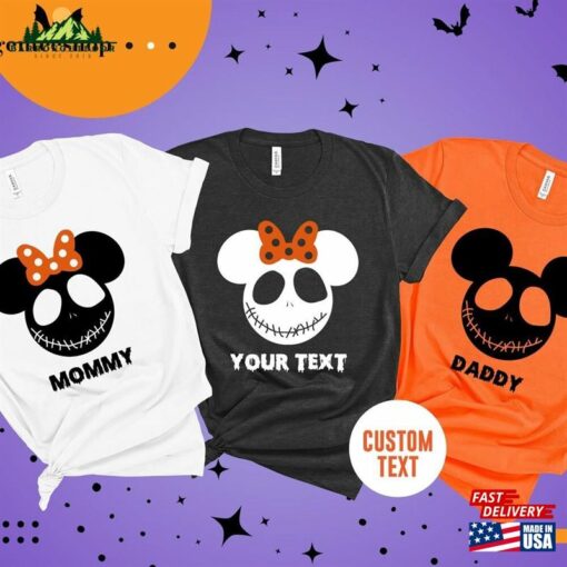 Disney Halloween Shirts Matching Family Unisex Sweatshirt